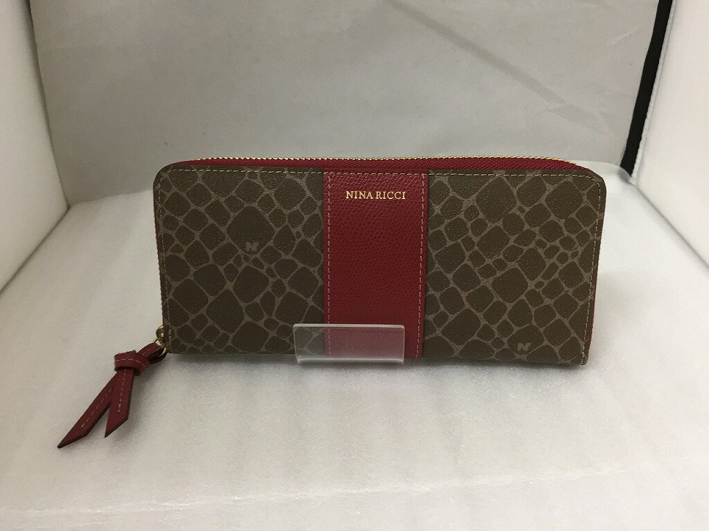 【期間限定セール】ニナリッチ NINA RICCI 長財布 ボルドー 【中古】