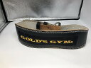 【ポイント10倍!要エントリー!】【期間限定セール】GOLDS GYM GOLDS GYM トレーニングベルト XSサイズ 【中古】