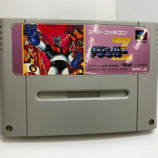 バンダイ BANDAI スーパーファミコンソフト マジンガーZ ★ソフトのみ★ SHVC-JZ 【中古】 バンダイ BANDAI スーパーファミコンソフト マジンガーZ ★ソフトのみ★ SHVC-JZ 【中古】