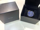 ポールスミス Paul Smith クオーツ 腕時計 クローズドアイズ ブラック、メタルブルー系 BV1-241 【中古】