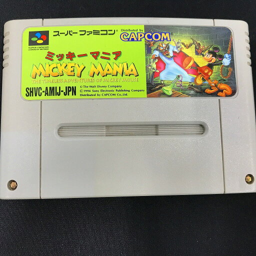 カプコン CAPCOM スーパーファミコンソフト MICKEY MANIA ミッキーマニア ★ソフトのみ★ SHVC-AMIJ 【中古】 カプコン CAPCOM スーパーファミコンソフト MICKEY MANIA ミッキーマニア ★ソフトのみ★ SHVC-AMIJ 【中古】