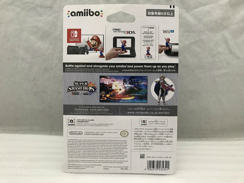 【未使用】 ニンテンドウ 任天堂 amiibo カムイ(大乱闘スマッシュブラザーズシリーズ) NVL-C-AACL