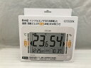 【未使用】 シチズン CITZEN 高精度 温湿度計 電波時計機能付き ホワイト 8RZ232-003