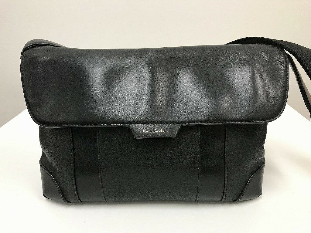 【全品ポイント10倍！要エントリー】【期間限定セール】ポールスミス Paul Smith 上品でエレガントなお洒落の魅力 キレイめコーデと相性抜群！かぶせショルダーバッグ 斜め掛け鞄 通勤 【中古】