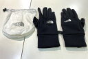 ザノースフェイス THE NORTH FACE トレッキンググローブ 手袋 防寒 カジュアル アウトドア ブラック NN61913 【中古】