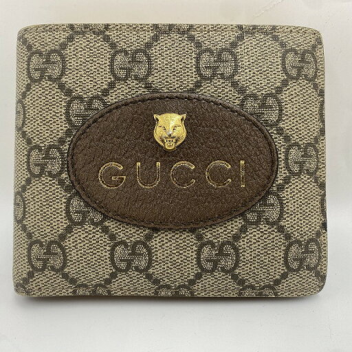 グッチ GUCCI 二つ折り財布 タイガー 【中古】 グッチ GUCCI 二つ折り財布 タイガー 【中古】