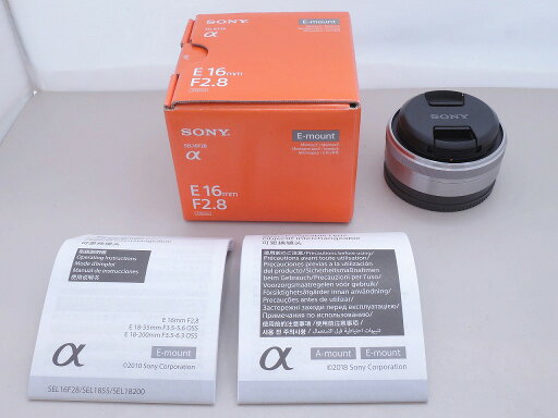 ソニー SONY Eマウント レンズ APS-C E 16mm f2.8 (SEL16F28) 【中古】 ソニー SONY Eマウント レンズ APS-C E 16mm f2.8 (SEL16F28) 【中古】