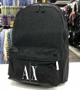 アルマーニエクスチェンジ ARMANI EXCHANGE リュックサック バックパック ブラック 【中古】(4)