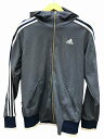 アディダス adidas トラックジャケット セットアップ ブルー 【中古】