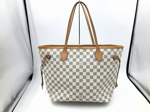 ルイヴィトン LOUIS VUITTON ダミエ ネヴァーフルMM トートバッグ ホワイト N51107 【中古】 ルイヴィトン LOUIS VUITTON ダミエ ネヴァーフルMM トートバッグ ホワイト N51107 【中古】