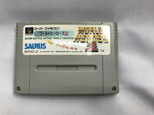 【期間限定セール】ザウルス SAURUS スーパーファミコン用ソフト ワールドヒーローズ2 SHVC-JI 【中古】