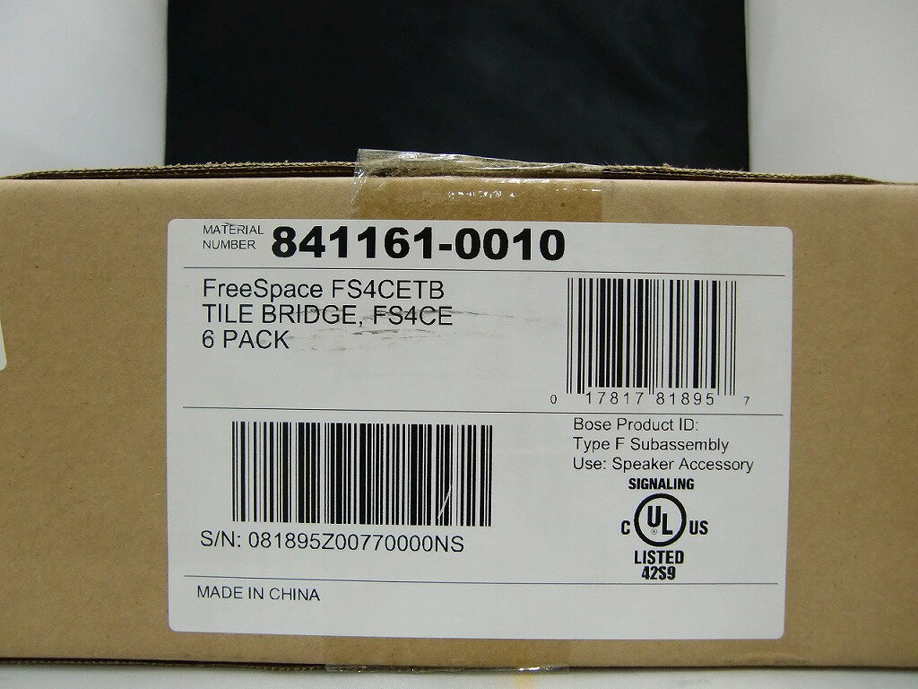 【期間限定セール】【未使用】 ボーズ BOSE 天井補強ブラケット 6個入り FS4CE-ATB