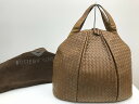 ボッテガヴェネタ BOTTEGA VENETA 程よいきちんと感で魅せる!上品でエレガントなイントレチャートの魅力 A4可 ハンドバッグ鞄 【中古】