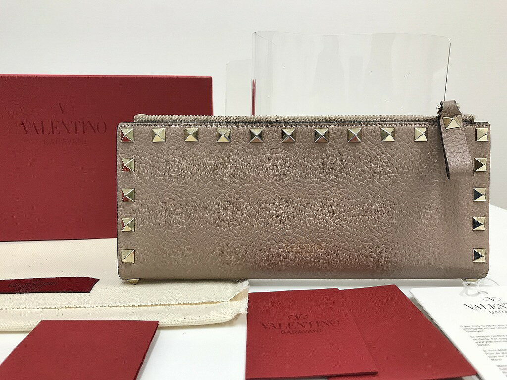 ヴァレンティノ レザー ロックスタッズ ジップ ウォレット 楽天市場】VALENTINO GARAVANI 長財布 スタッズの通販