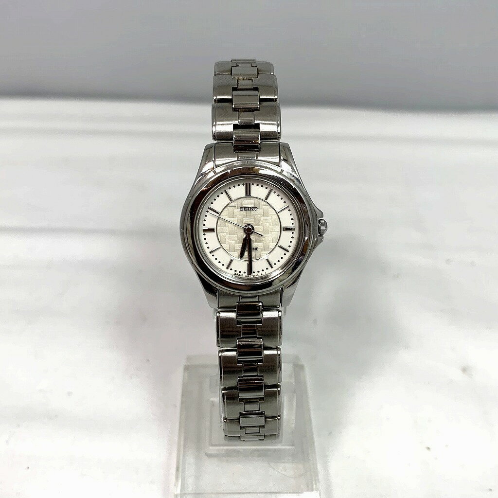 セイコー SEIKO エクセリーヌ クオーツ腕時計 4J41-OAFO 【中古】