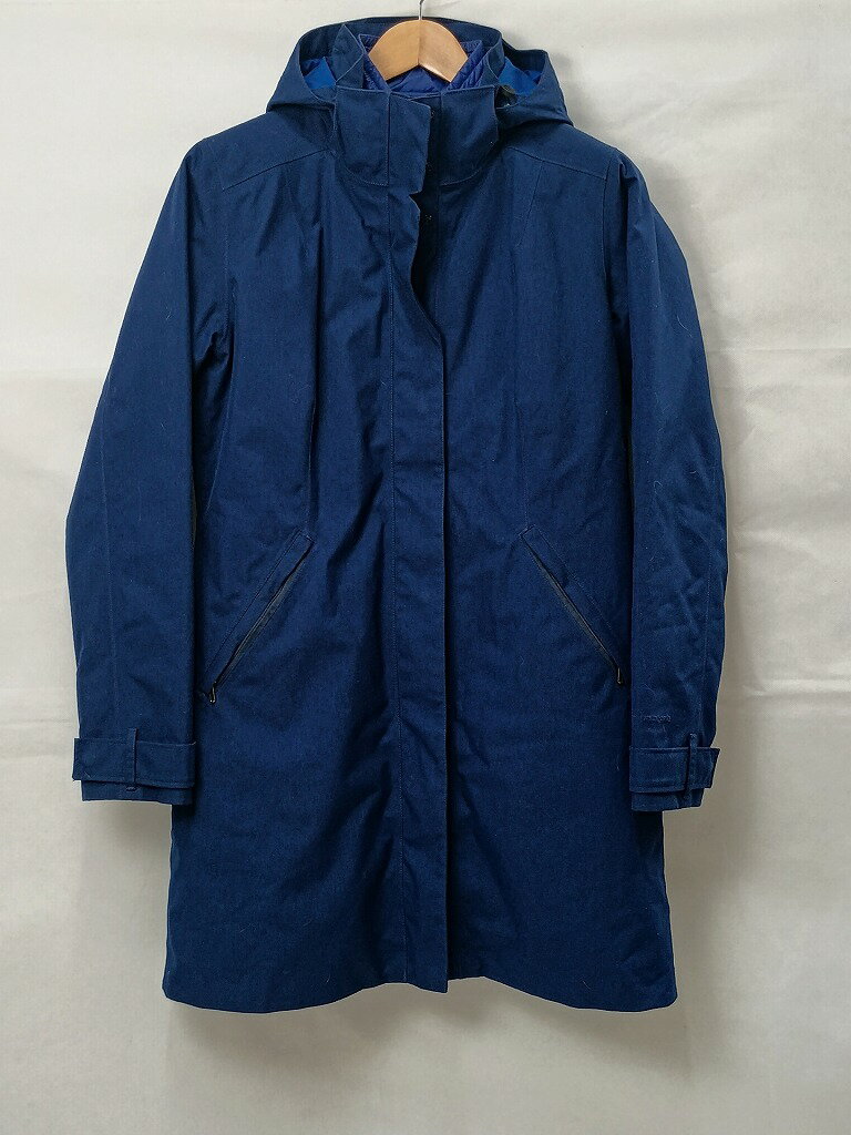 パタゴニアウィメンズ トレス3in1パーカXS 紺色