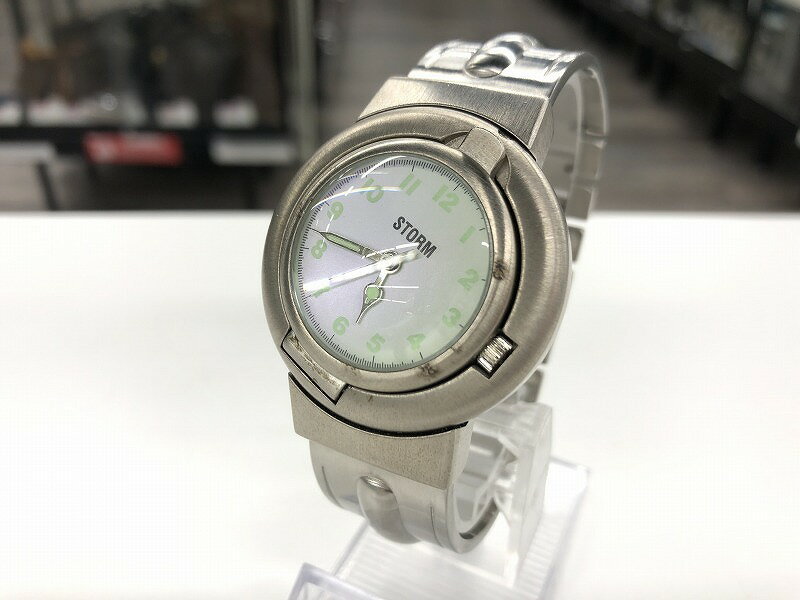 STORM ストーム 腕時計 アナログ ヴィンテージ クォーツ式 シルバー系 【中古】
