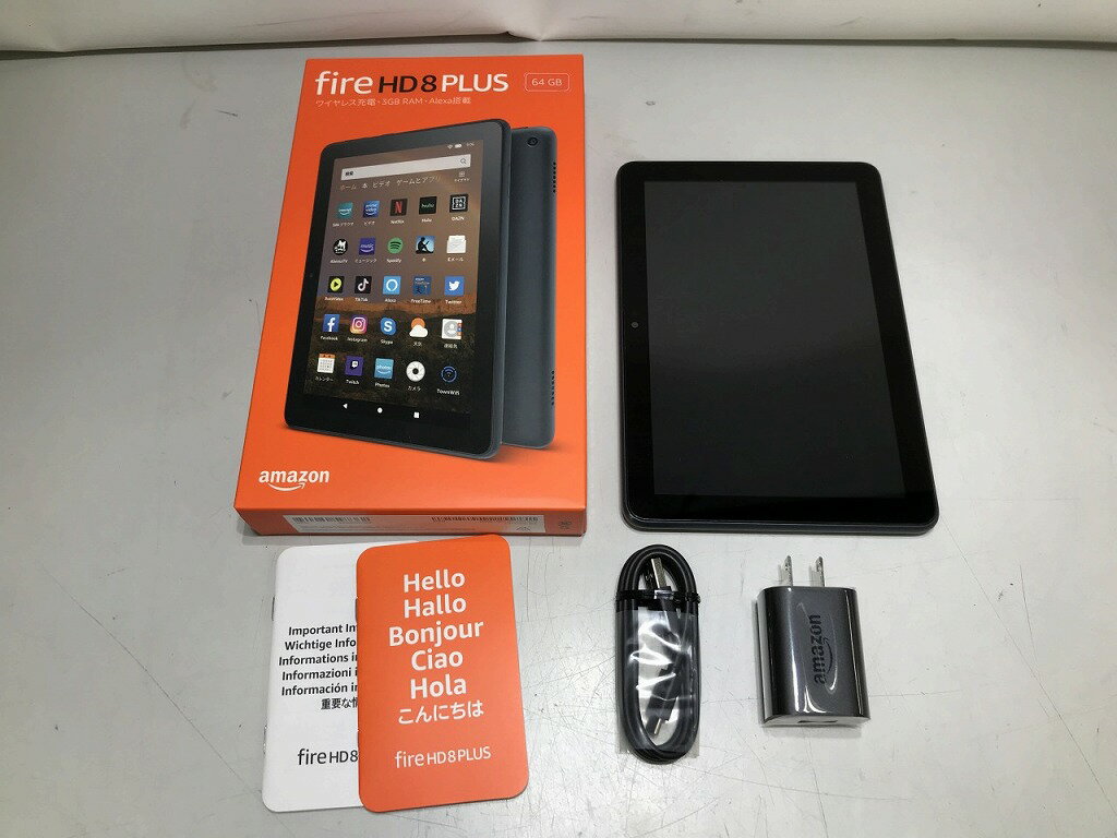 アマゾン amazon fire HD8 PLUS K72LL3 【中古】