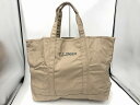 エルエルビーン L.L.Bean グローサリー・トート キャンバストートバッグ ベージュ 301371 【中古】