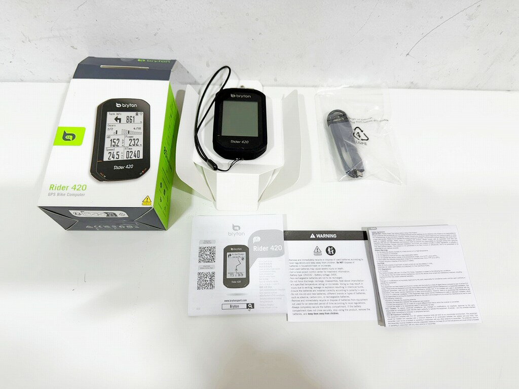 【全品ポイント10倍!要エントリー】【期間限定セール】ブライトン bryton サイクルコンピューター Rider 420【カウマン鎌倉】 【中古】