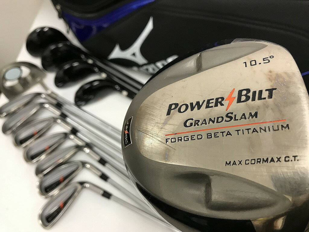 【全品ポイント10倍!要エントリー】【期間限定セール】パワービルト POWER BILT GRANDSLAM カーボン(1W、3W、5W、3U、4U)スチール(...