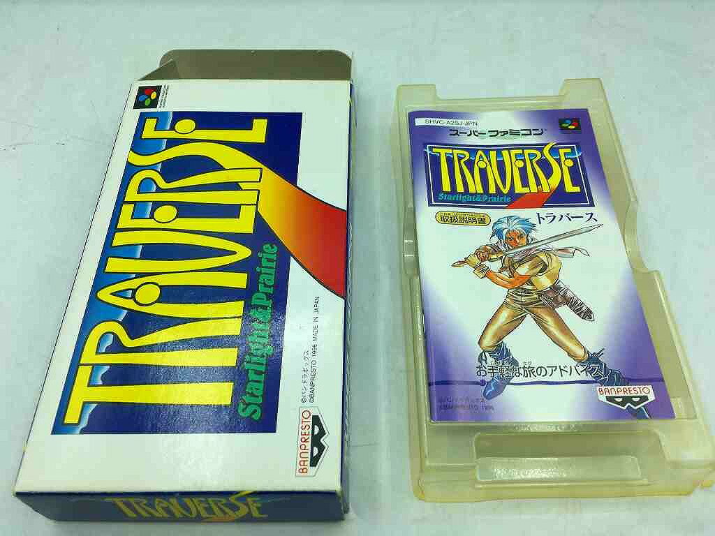 【全品ポイント10倍!要エントリー】【期間限定セール】バンプレスト バンプレスト スーパーファミコンソフト トラバース 【中古】