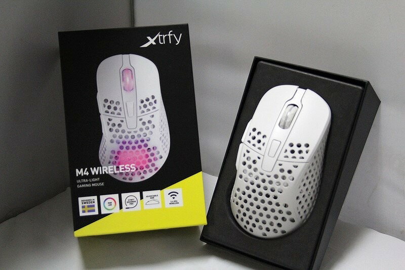 エクストリファイ Xtrfy ゲーミングマウス M4 【中古】