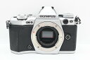 【8/4(月)20時〜全品ポイント10倍!要エントリー!】オリンパス OLYMPUS ミラーレス一眼 ボディ シルバー OM-D E-M5 Mark II 【中...