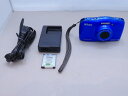 ニコン Nikon コンパクトデジタルカメラ コンデジ COOLPIX W100 ブルー 【中古】(2)