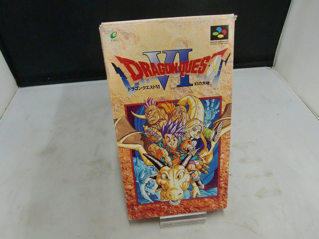 エニックス ENIX スーパーファミコンソフト ドラゴンクエストVI 幻の大地 SHVC-P-AQ6J(JPN) 【中古】