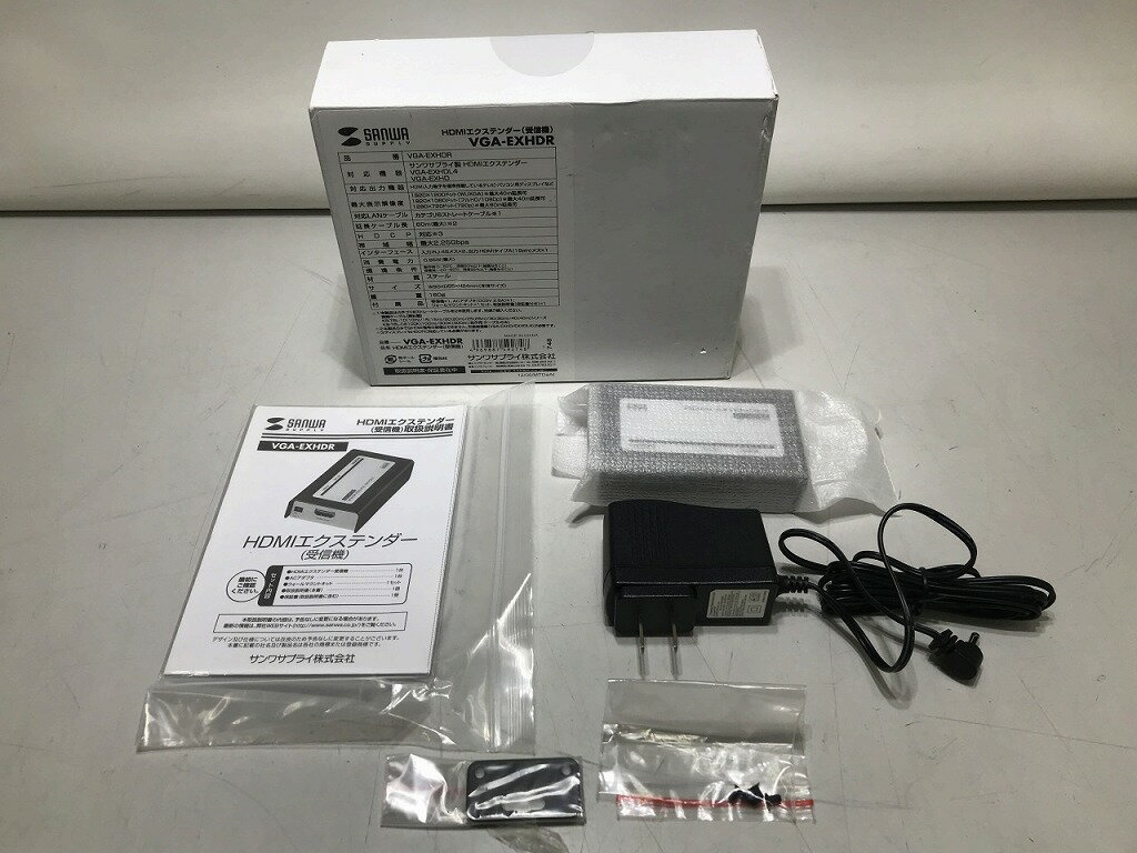 【全品ポイント10倍!要エントリー】【期間限定セール】【未使用】 サンワサプライ サンワサプライ HDMIエクステンダー(受信機) VGA-EXHDR