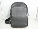 コーチ COACH イーサンパック ボディバッグ 黒(レザー) CQ669 【中古】