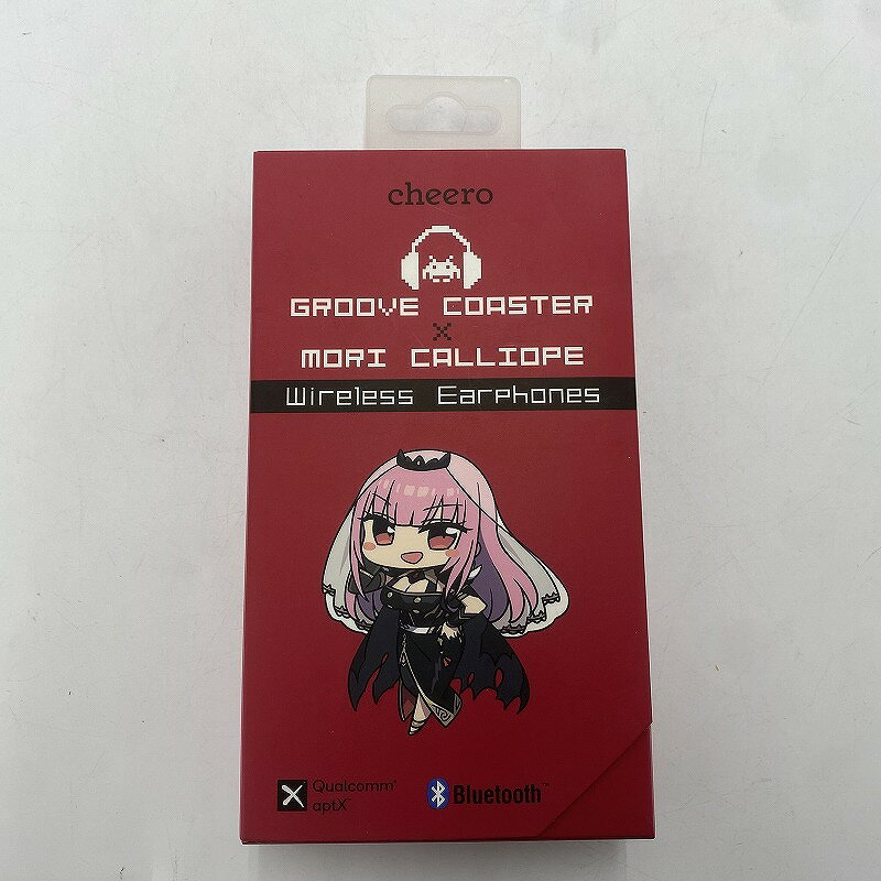【6/22(日)20時〜全品ポイント10倍！要エントリー！】チーロ cheero 森カリオペ ワイヤレスイヤホン CHE-635 GROOVE COASTER MORI CALLIOPE 【中古】