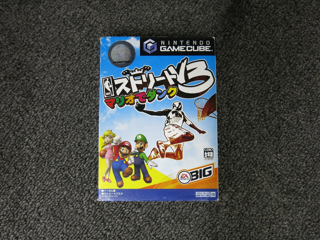 【全品ポイント10倍!要エントリー】【期間限定セール】エレクトロニック・アーツ EA ゲームキューブソフト NBAストリートV3 マリオでダンク 【中古】