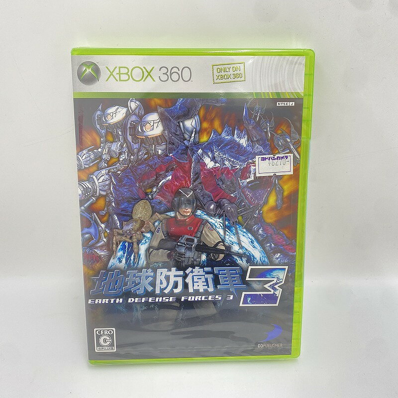 【期間限定セール】【未使用】 マイクロソフト Microsoft 地球防衛軍3 EARTH DEFENSE FORCES3
