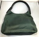 プラダ PRADA BORSA IN TESSUTO ワンショルダー ハンドバッグ ナイロン 肩掛け ANTRACITE(グリーン系) B8349 【中古】