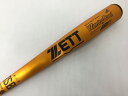 ゼット ZETT 軟式金属製バット ウイニングロード 超々ジュラルミン 84cm シャンパンゴールド(8201) 軟式野球 バット BAT36784 【中古】