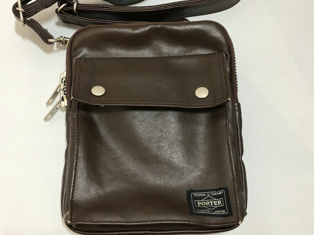 【全品ポイント10倍！要エントリー】【期間限定セール】ポーター PORTER フリースタイル ショルダーバッグ [S] ブラウン 707-07146 【中古】