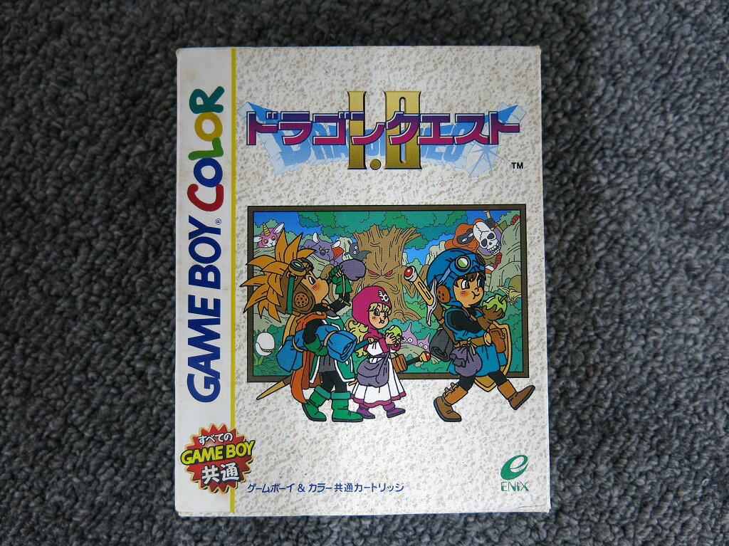 エニックス ENIX GB/GBC共用ソフト ドラゴンクエスト I・II 【中古】