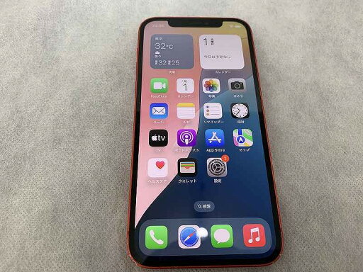 アップル Apple 【Simロック なし】iPhone 12 64GB レッド MGHQ3J/A 【中古】 アップル Apple 【Simロック なし】iPhone 12 64GB レッド MGHQ3J/A 【中古】