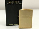 ジッポー ZIPPO 美品 非喫煙者だってハマったら抜け出せない!ジッポの魅力 1932-1982 50周年記念 SOLID BRASS 火花確認済 【中古】