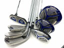 キャロウェイ Callaway 右用ジュニアゴルフ7本セット XJ-3 ブルー 【中古】