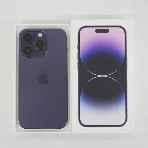 iPhone 14 Pro 128GB ディープパープル MQ0F3J/A SIMフリー 【中古】 iPhone 14 Pro 128GB ディープパープル MQ0F3J/A SIMフリー 【中古】