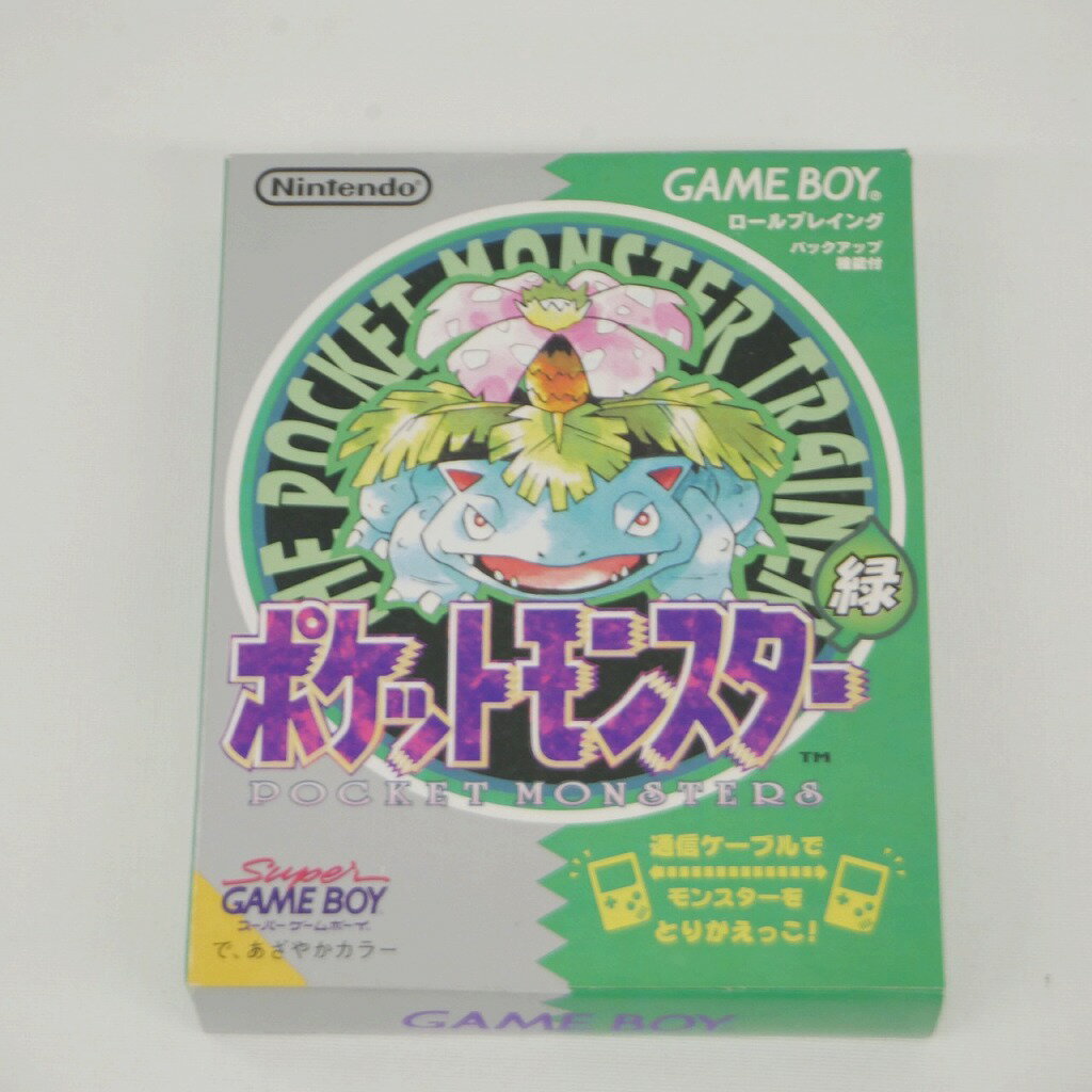 ニンテンドー Nintendo GBソフト ポケットモンスター 緑 【中古】
