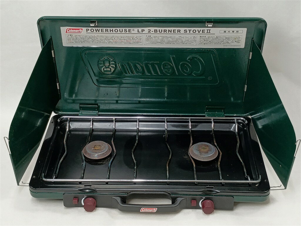 コールマンLPツーバーナーストーブⅡ中古品 Amazon | コールマン Coleman パワーハウスLPツーバーナー