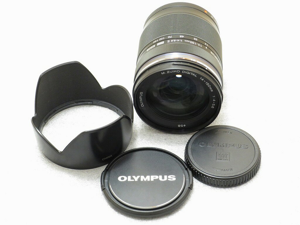 オリンパス OLYMPUS マイクロフォーサーズマウント用ズームレンズ M.ZUIKO DIGITAL ED 14-150mm F4.0-5.6 II 【中古】
