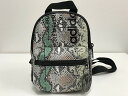 アディダス adidas 超美品 圧倒的存在感で魅せる!上品でエレガントなお洒落の魅力 パイソン・ヘビ ミニリュック バッグ鞄 【中古】(4)