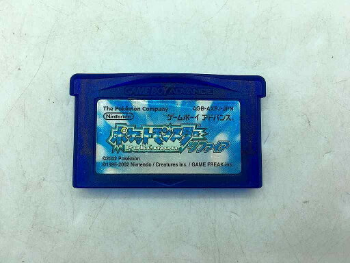 ニンテンドウ 任天堂 ゲームボーイアドバンスソフト ポケットモンスター サファイア 【中古】 ニンテンドウ 任天堂 ゲームボーイアドバンスソフト ポケットモンスター サファイア 【中古】