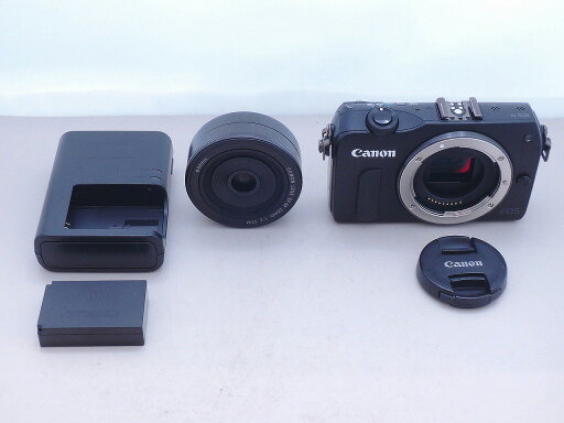 キヤノン Canon ミラーレス一眼カメラ レンズキット APS-C EOS M / EF-M 22mm f2 STM 【中古】 キヤノン Canon ミラーレス一眼カメラ レンズキット APS-C EOS M / EF-M 22mm f2 STM 【中古】