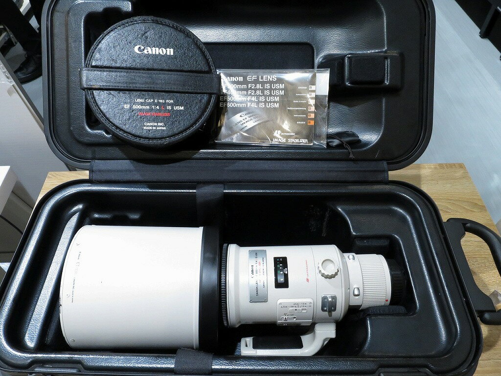 キヤノン Canon EFマウント単焦点レンズ EF 500mm f4 L IS USM 【中古】